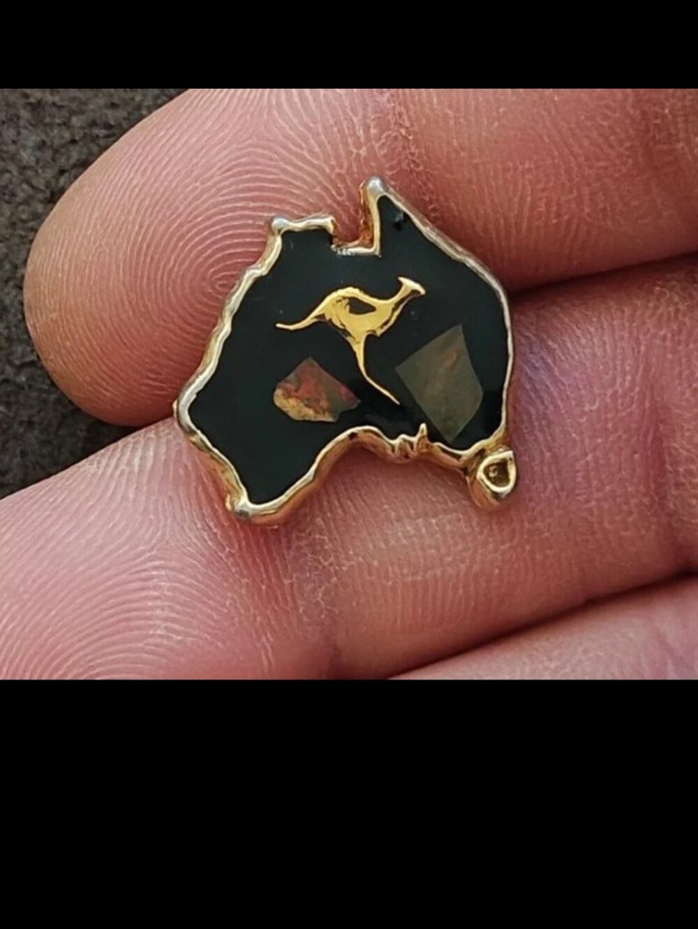 1970s/80s Australian Travel Souvenir Gold Tone Pin/Brooch.
